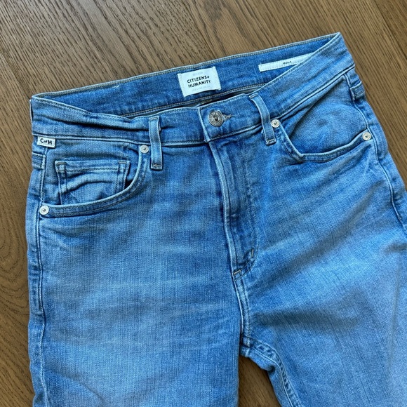 Citizens of Humanity Isola Mid Rise Cropped Boot Denim Jean - Size 25 - EUC - Picture 5 of 10